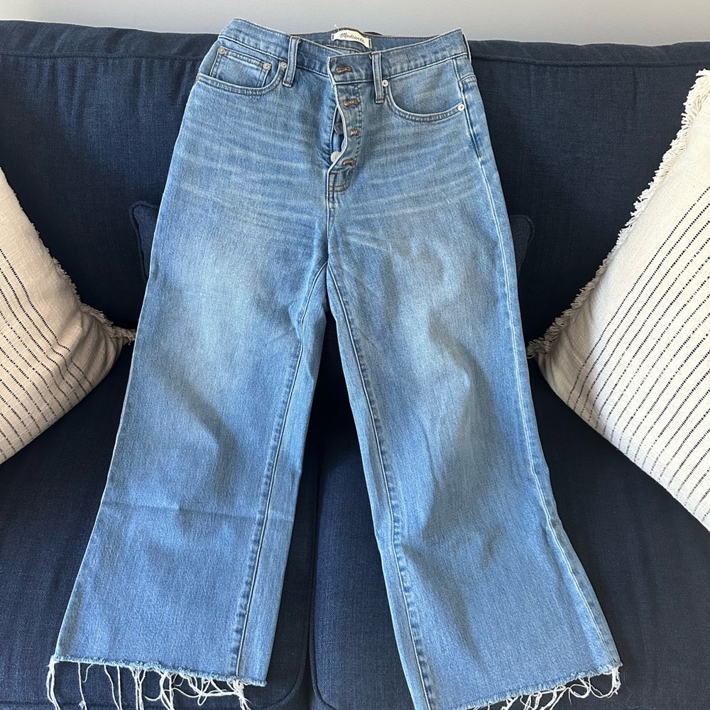 Madewell Womens wide-leg crop